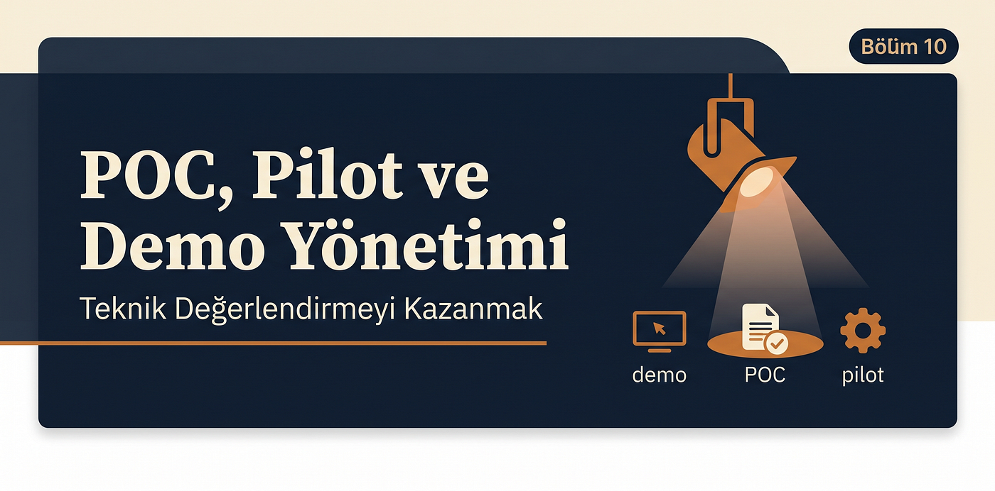 POC, Pilot ve Demo Yönetimi: Teknik Değerlendirmeyi Kazanmak