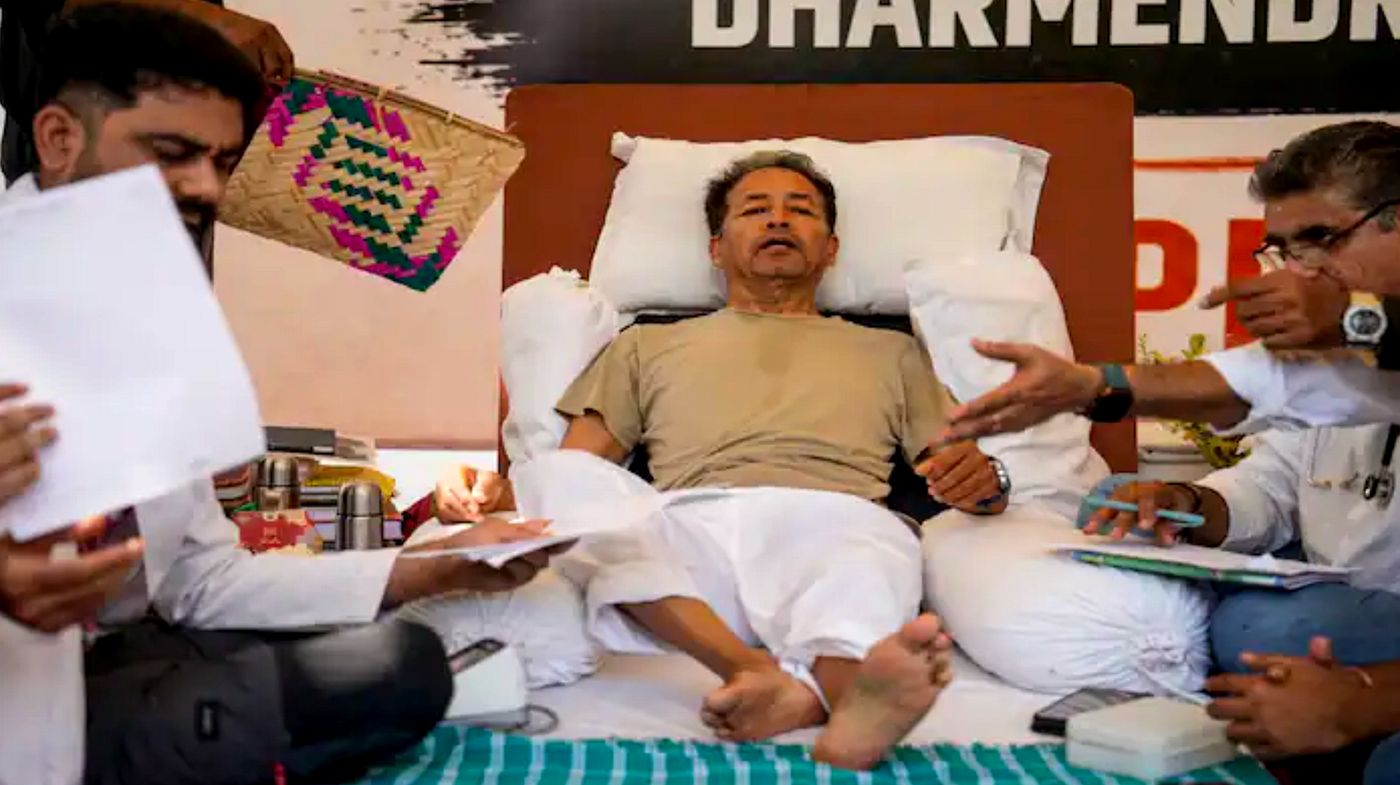 Sonam Wangchuk’s hunger strike enters day 18, appeals to end agitation grow, petition filed in HC (PTI)
