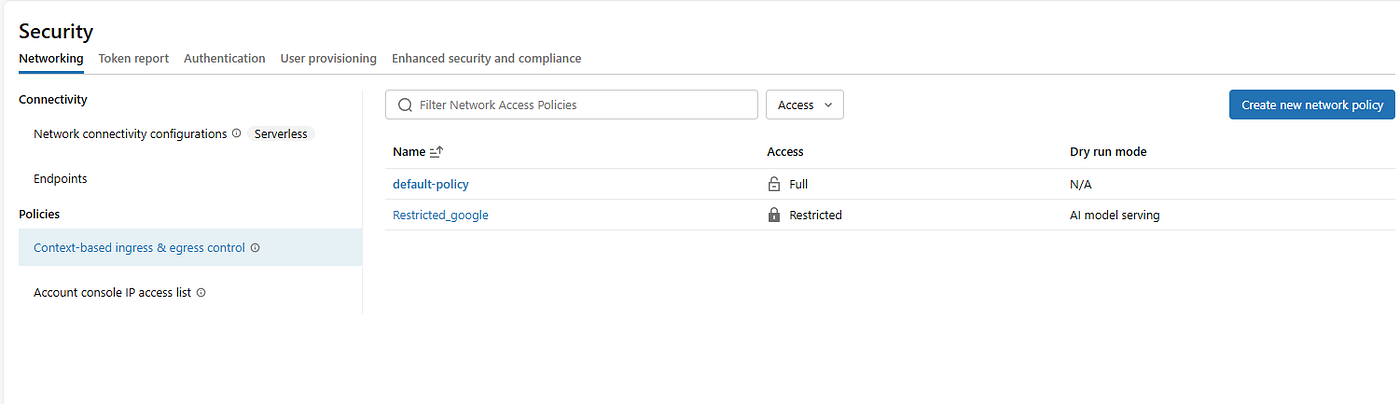 Context-based ingress & egress control