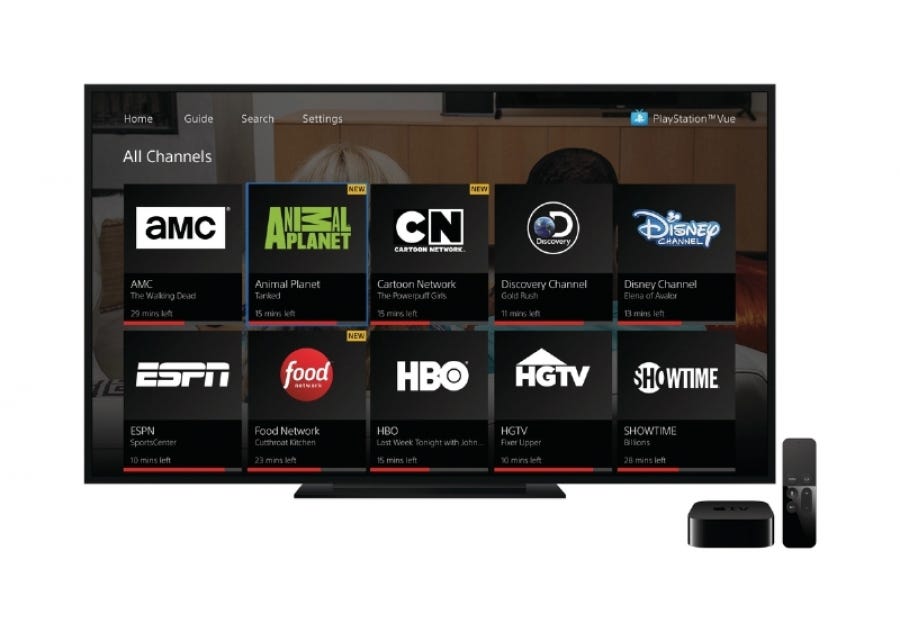 Forgænger Hvem Fuld PlayStation Vue brings multi-view to Apple TV | by Sohrab Osati | Sony  Reconsidered