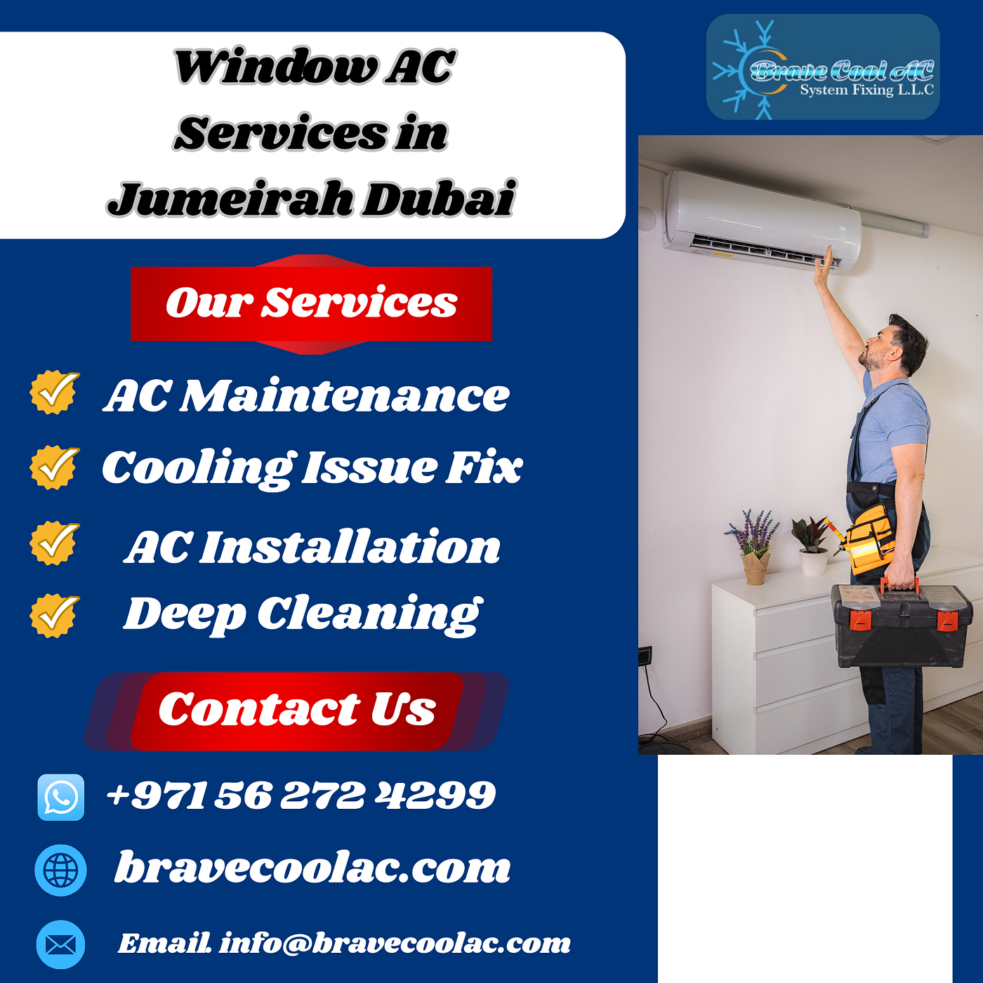 Window AC Services in Jumeirah Dubai
