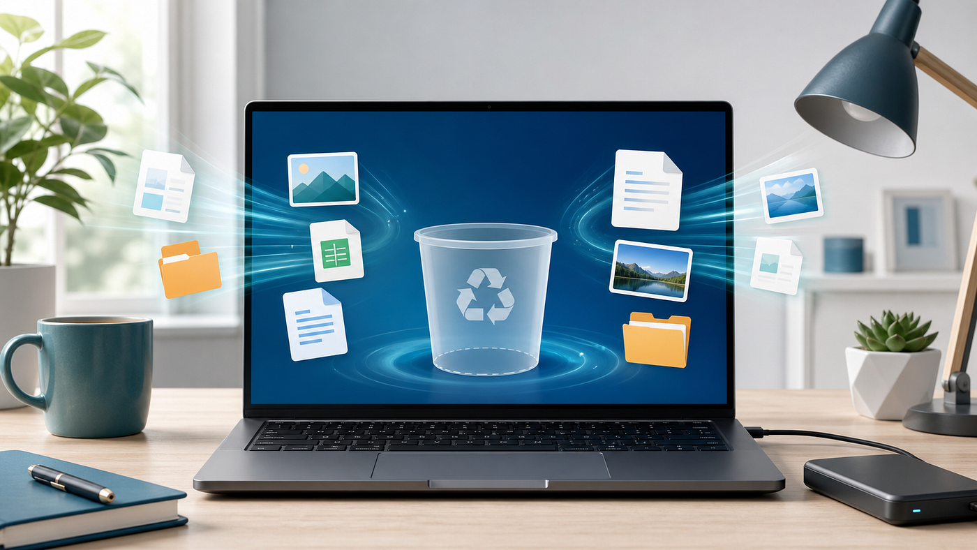 I Deleted Files and Emptied the Recycle Bin. What Should I Do First?