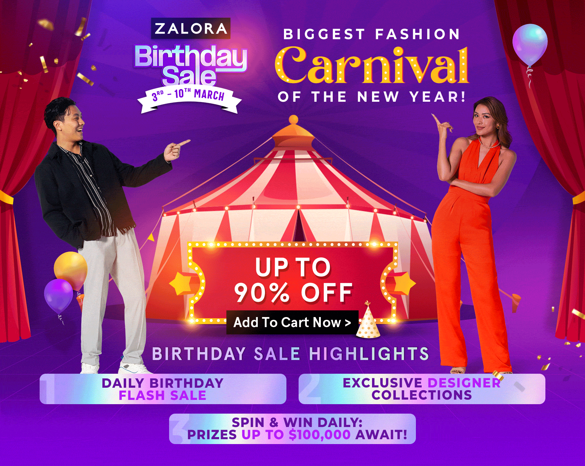 ZALORA BIRTHDAY CARNIVAL SALES