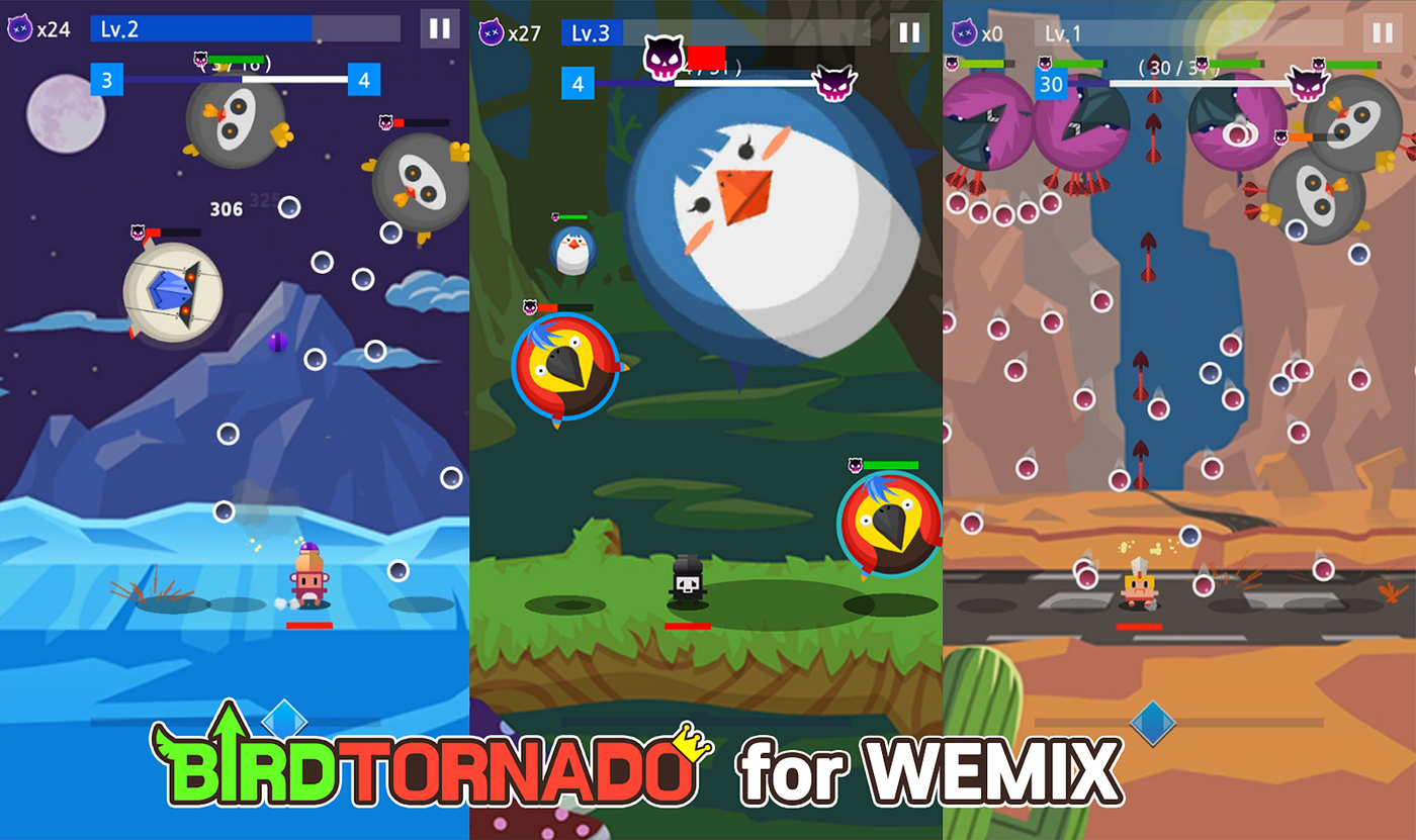 WEMIX] Games for WEMIX — BirdTornado / Cryptornado | by WEMIX | Medium