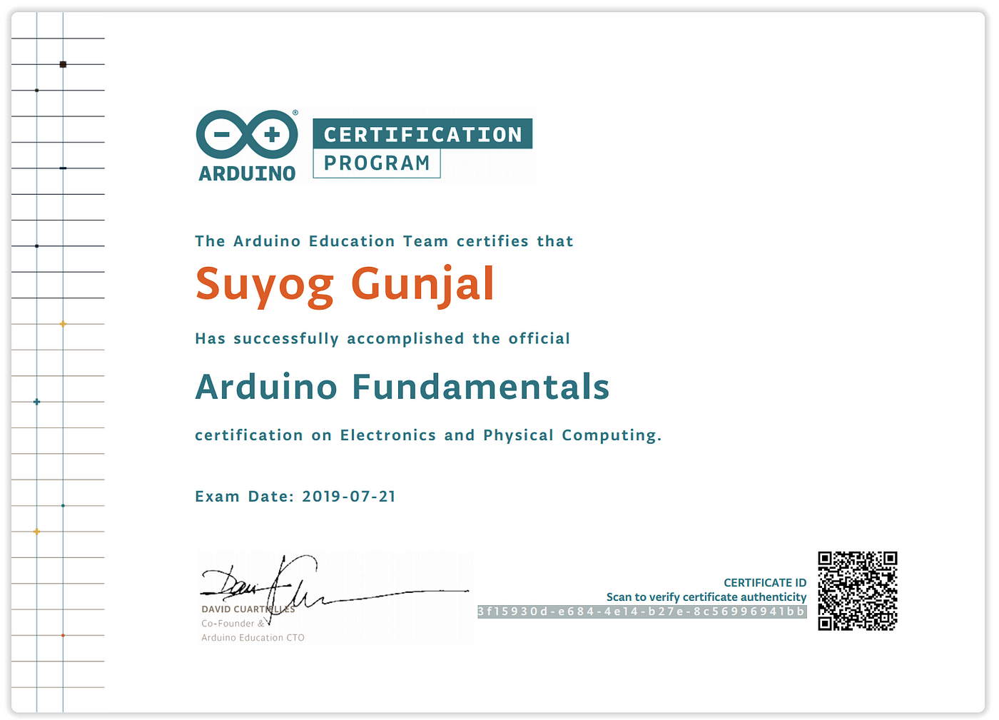 Arduino Certification Bundle: Kit & Exam — Arduino Online Shop