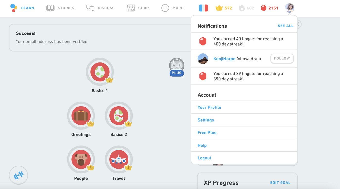 Duolingo Leaderboard League Badges