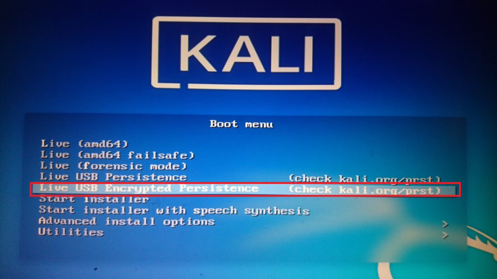 bule Sky Antagelse How-To: Kali Linux 2021 Live USB with Persistence and Optional Encryption  (Windows) | by Shahzaib Chadhar | Medium