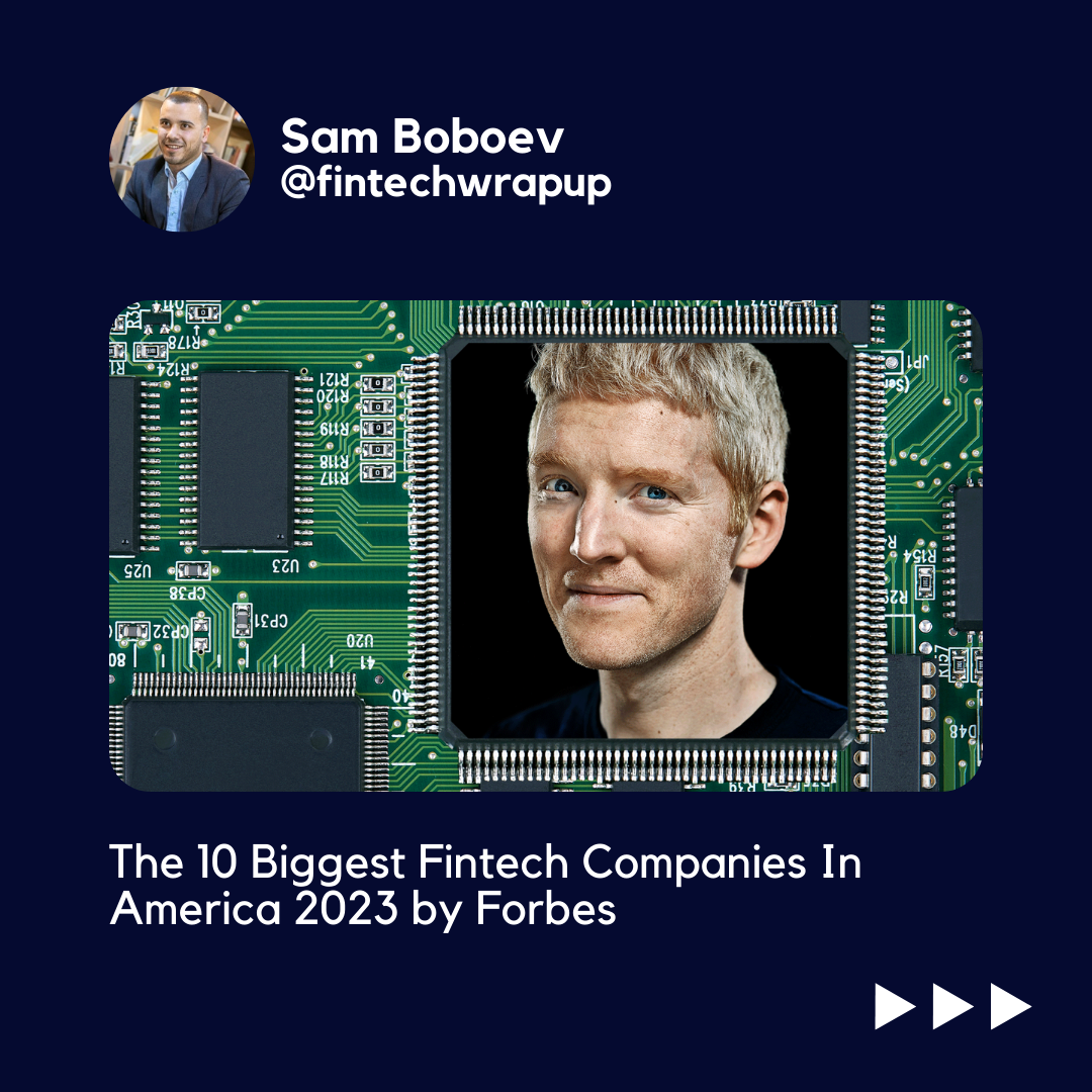 Fintechs, you are not a super-app; The 10 biggest fintech companies in  America 2023; Open finance: The opportunity to support small businesses; |  by Sam Boboev | Medium
