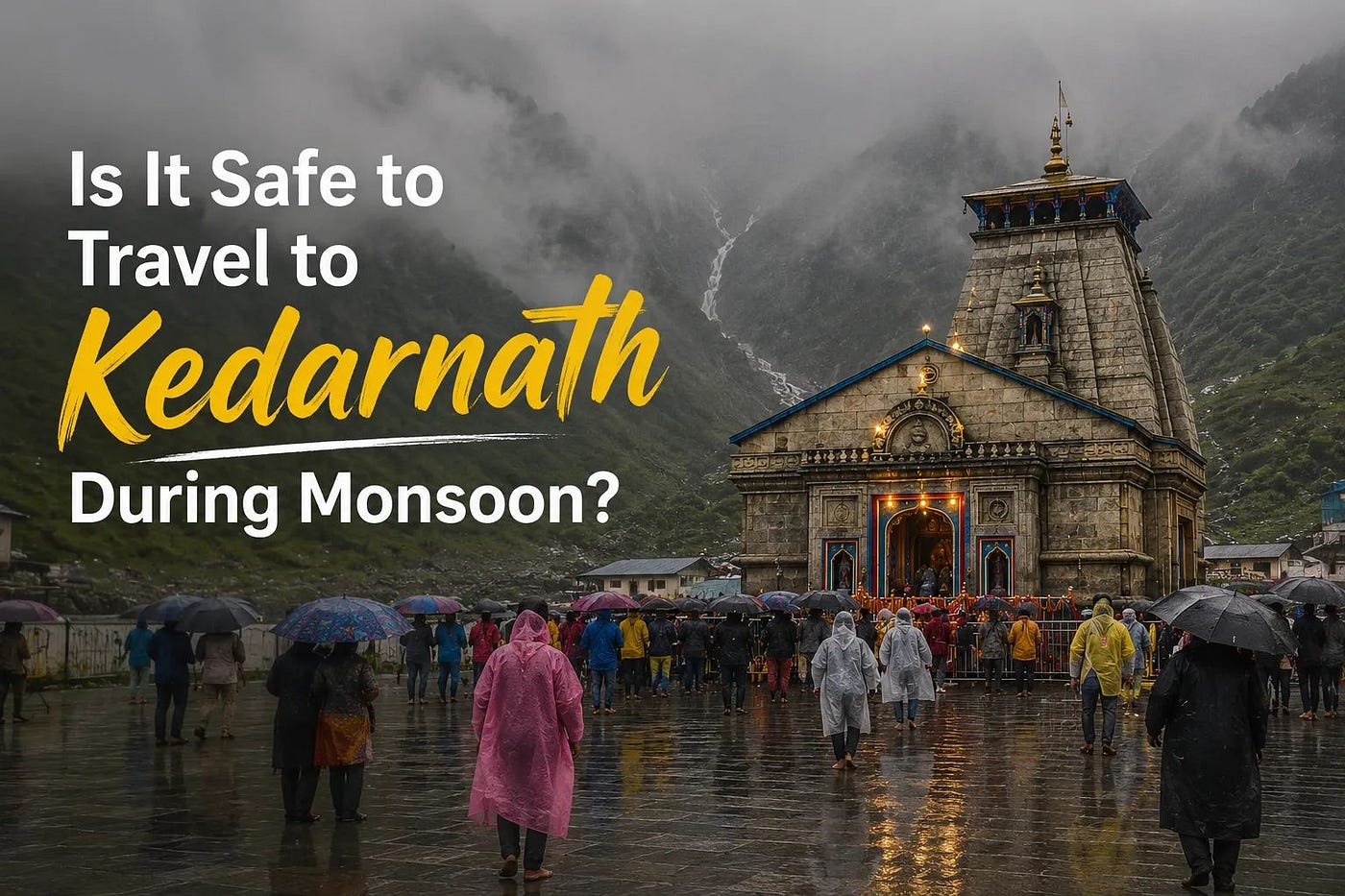 Kedarnath Temple in Rainy Season: Is It Safe to Visit During Monsoon?