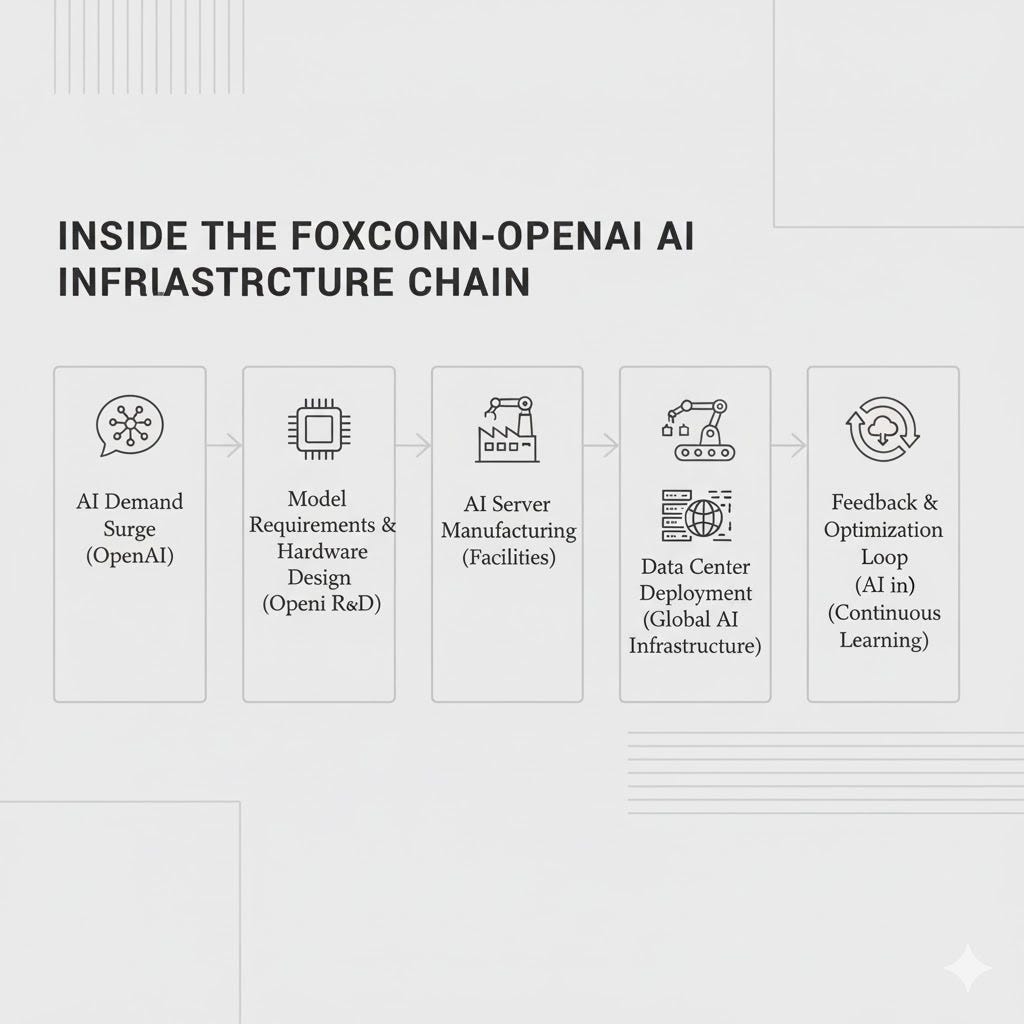 Foxconn–OpenAI Alliance: The Quiet Revolution Powering the Next AI  Industrial Age | by Nanthakumar | Medium