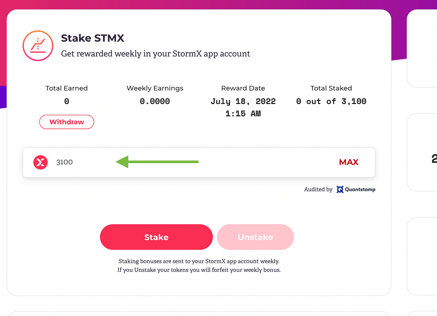 Staking STMX With Your Ledger Wallet | Medium