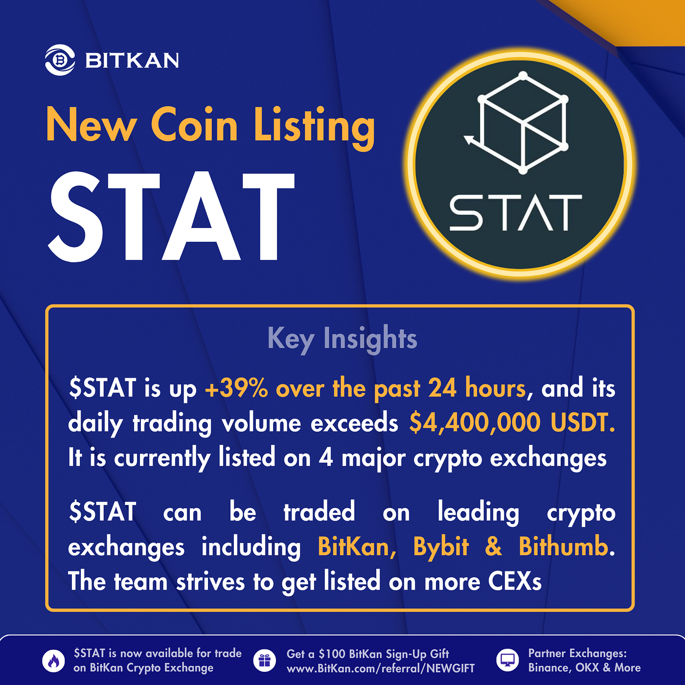 Why Is STAT (STAT) Trending and Why Might $STAT Increase In Price — BitKan  Insights | by BitKan | BitKan Hub | Medium