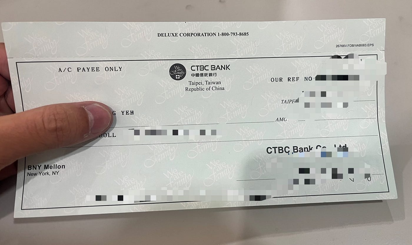 嘉信理財支票入金實測- BK投資筆記- Medium