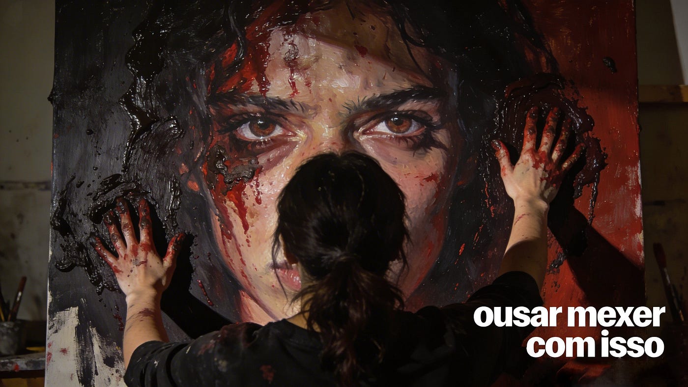 Arte nunca vem da felicidade…