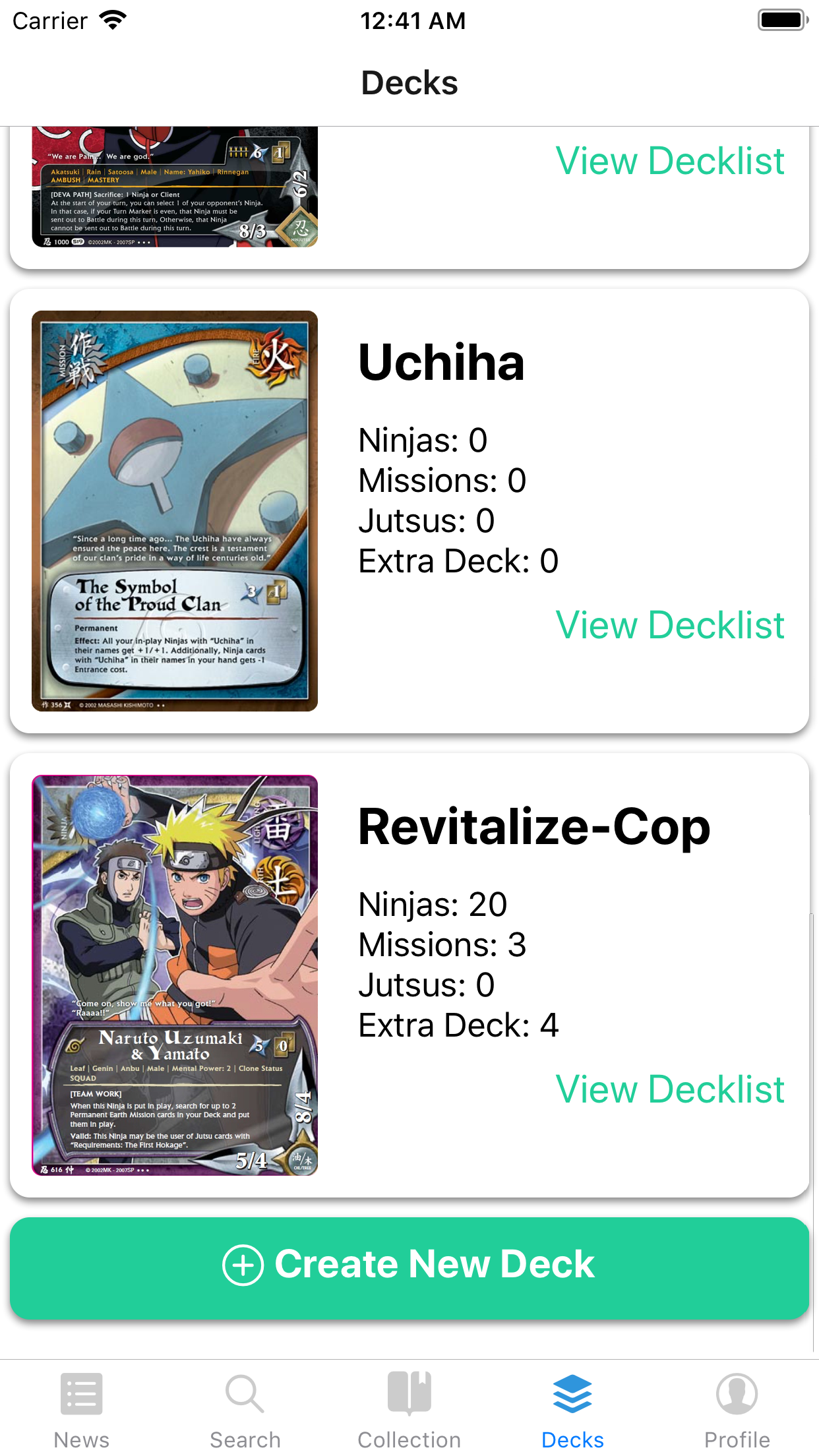 Naruto cards : List of Naruto Shippuden cards to collect !