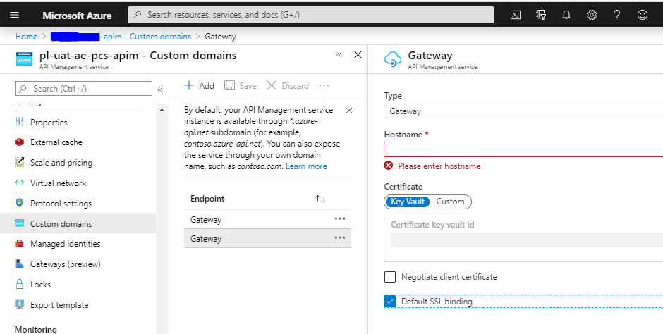 azure api management ca certificates