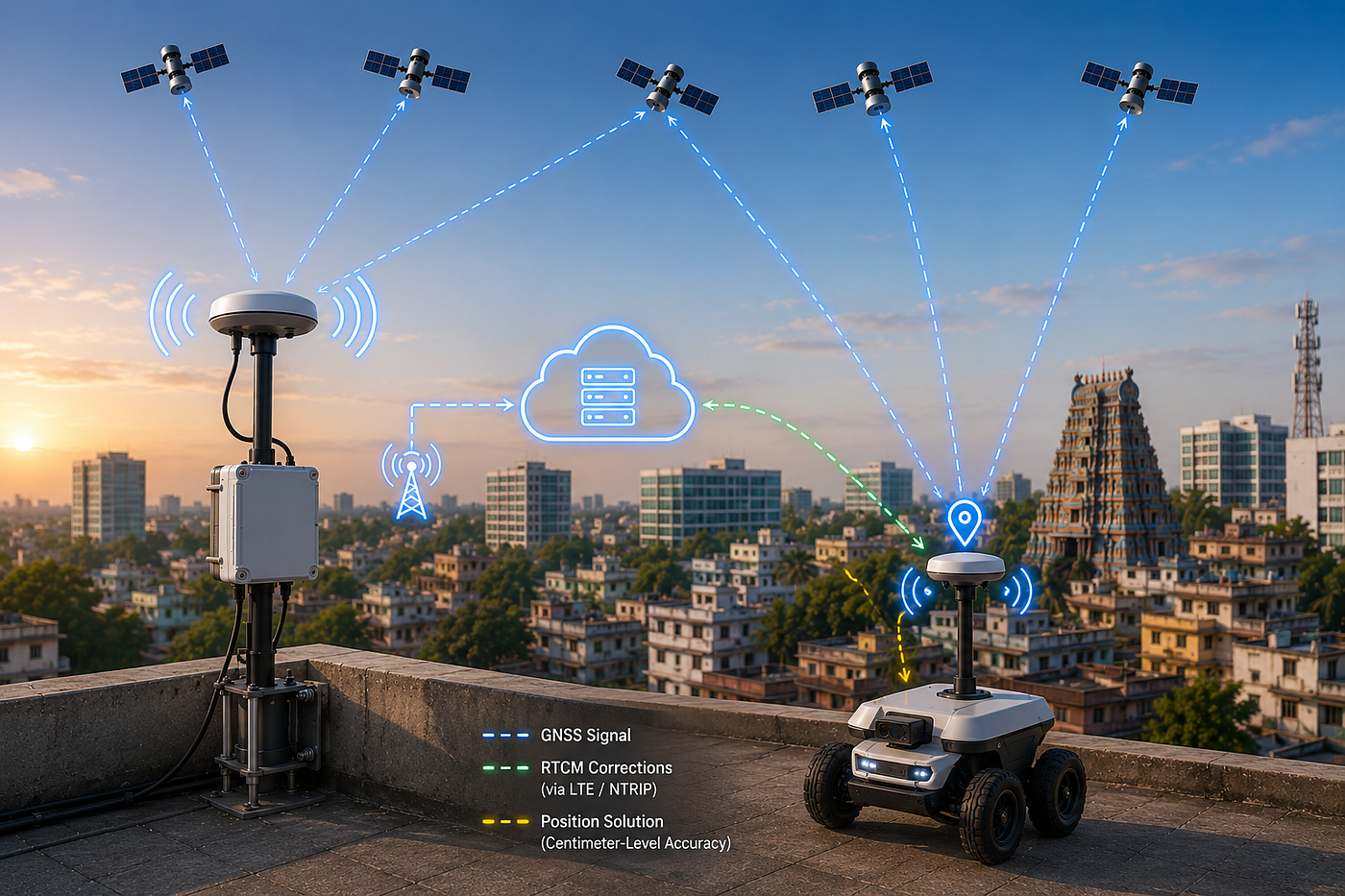 Centimeter-Accurate Robot Localization using Cost Effective GPS-RTK System.