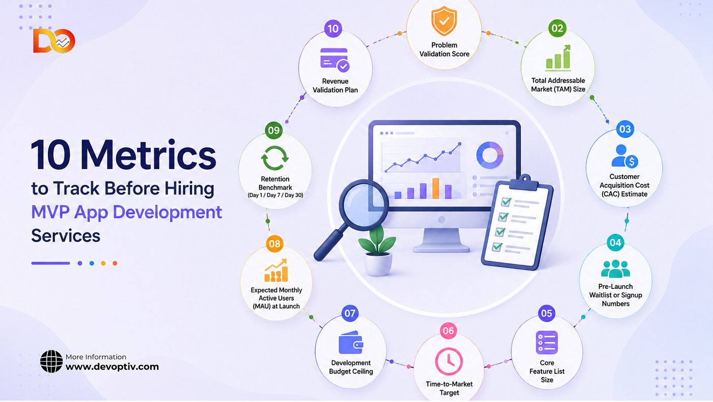 10 Metrics to Track Before Hiring MVP App Development Services