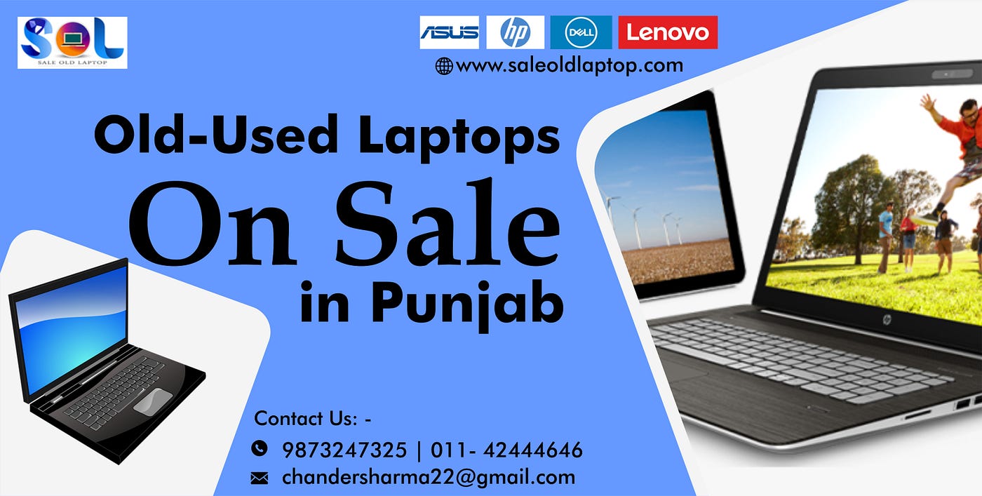 Old Used Laptop on sale in Punjab! 9873247325 - Old laptop sale - Medium