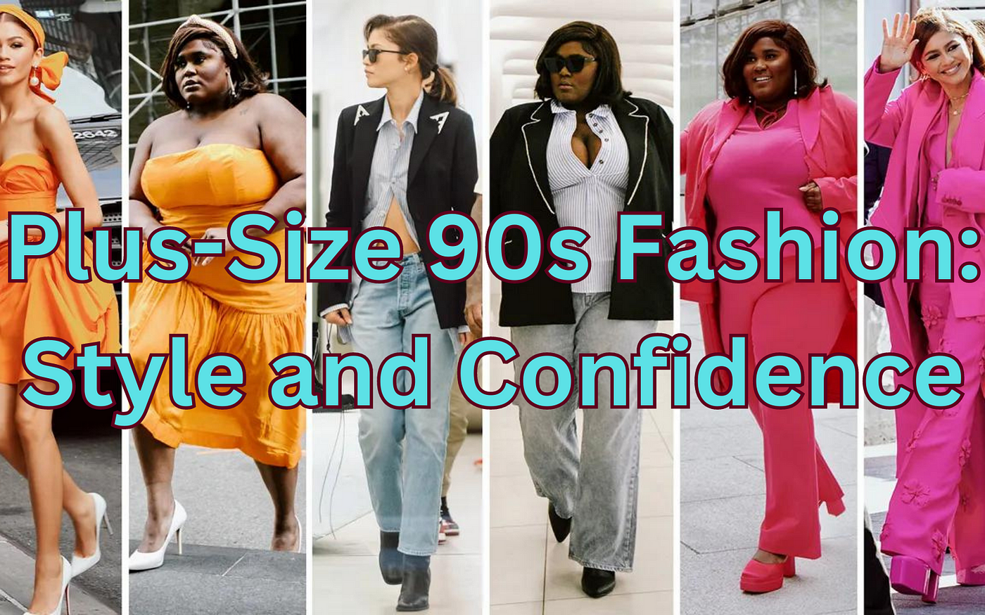 Plus size 2025 90s look