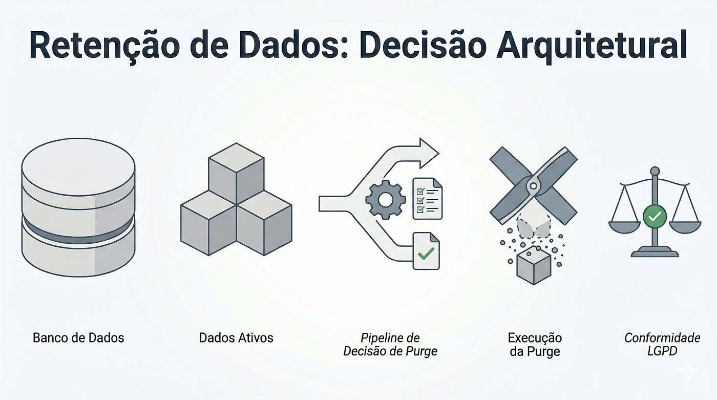 O DELETE Que Pode Te Salvar: Data Retention Como Decisão Arquitetural