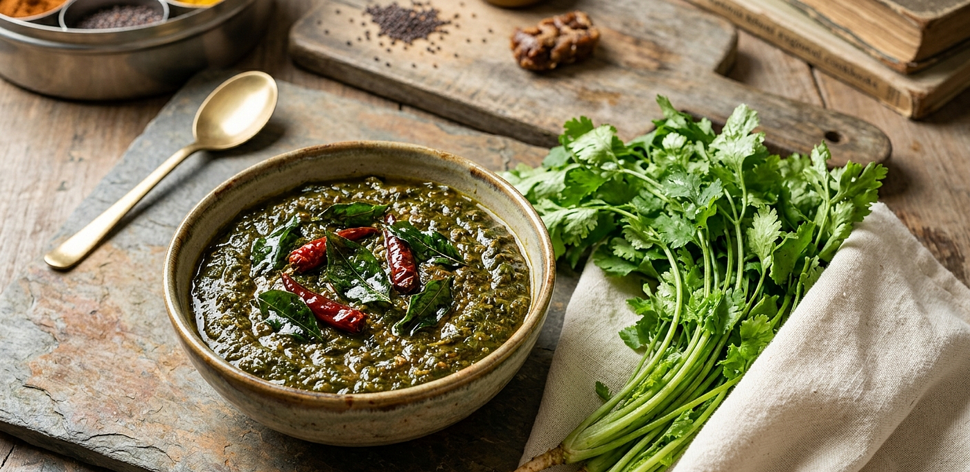 Coriander Leaves Gojju: A 15-Minute South-West Coast Secret