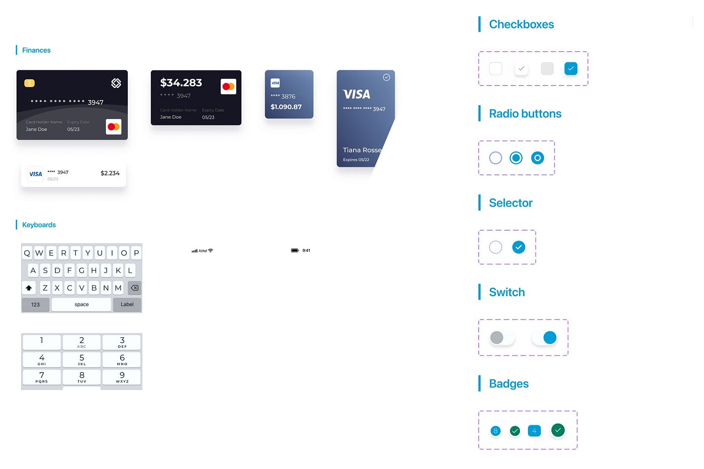 Cards and Decision Options.