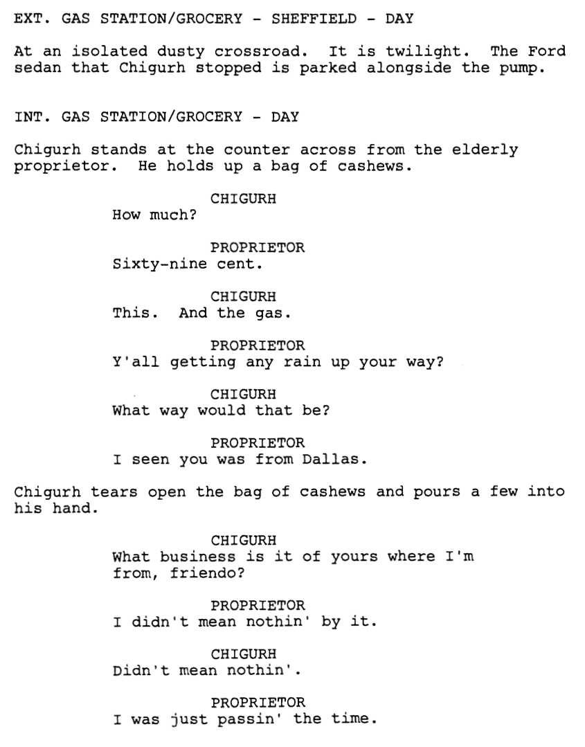 Script to Screen: “No Country For Old Men” | by Scott Myers | Go 