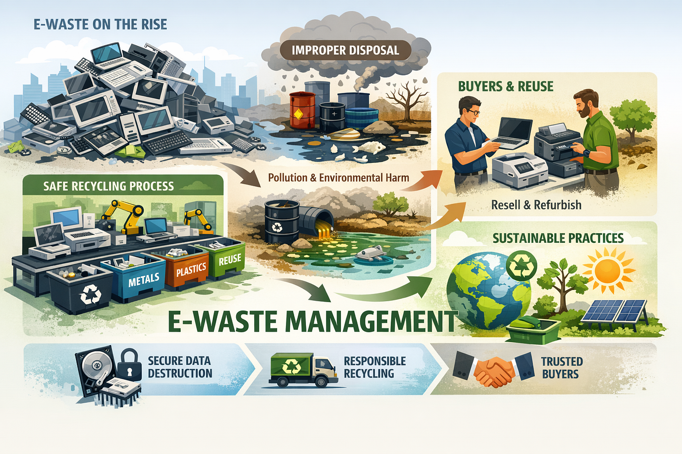 How to Handle Old IT Equipment Safely and Responsibly