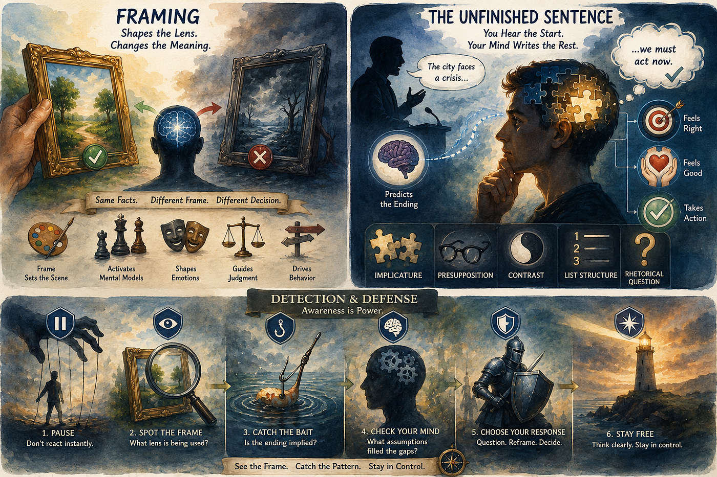 FRAMING AND THE UNFINISHED SENTENCE