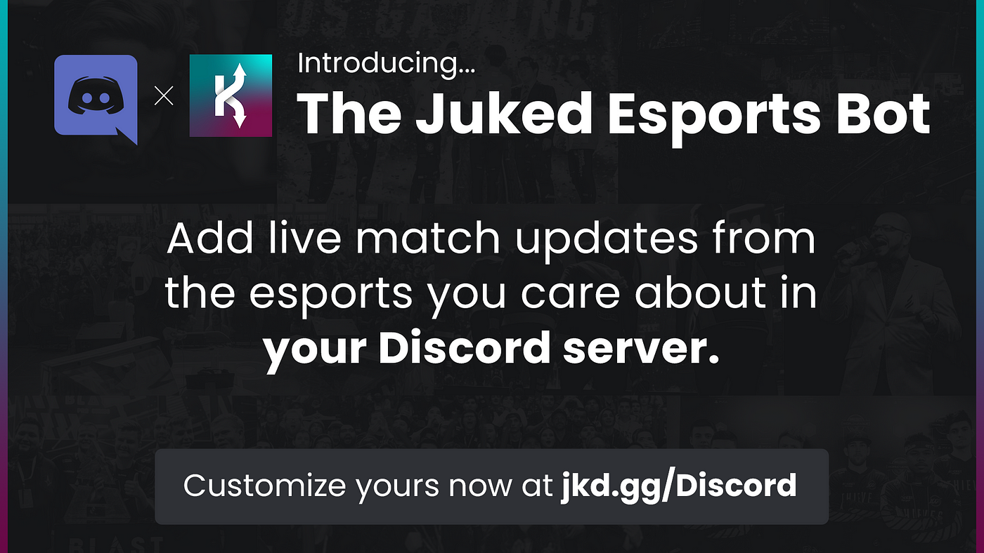 The Juked Esports Discord Bot is official LIVE! JukedGG
