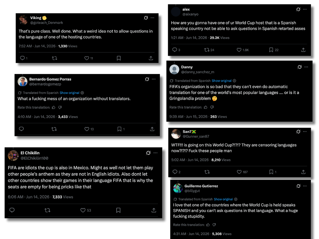 Some comments under the viral Hakimi and Orleans interview clip