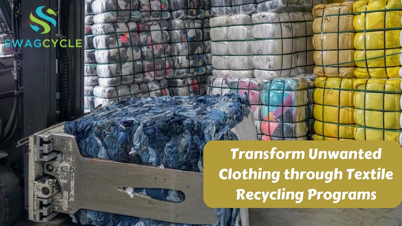 Don't Trash it, Recycle it! Learn How to Recycle your Clothing and Textiles  Here - SwagCycle - Medium