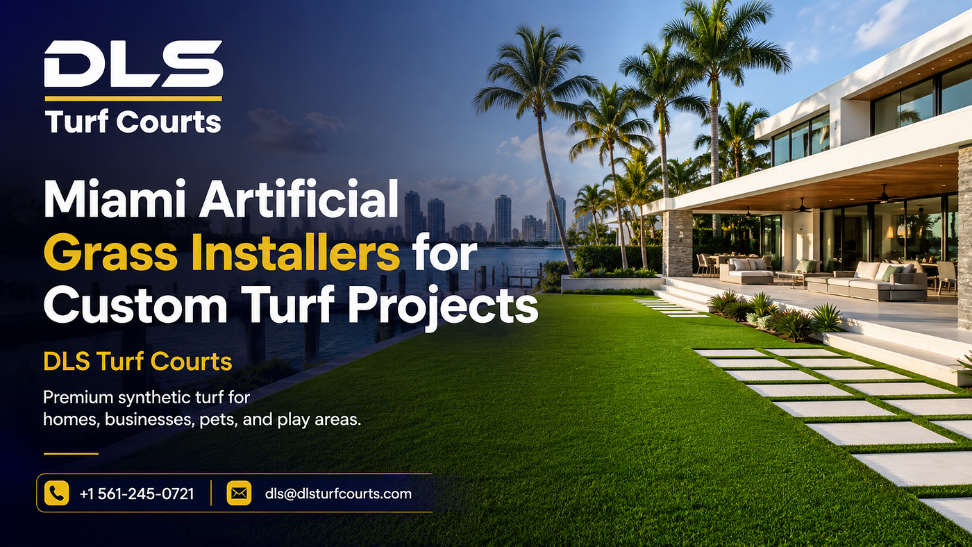 Miami Artificial Grass Installers for Custom Turf Projects