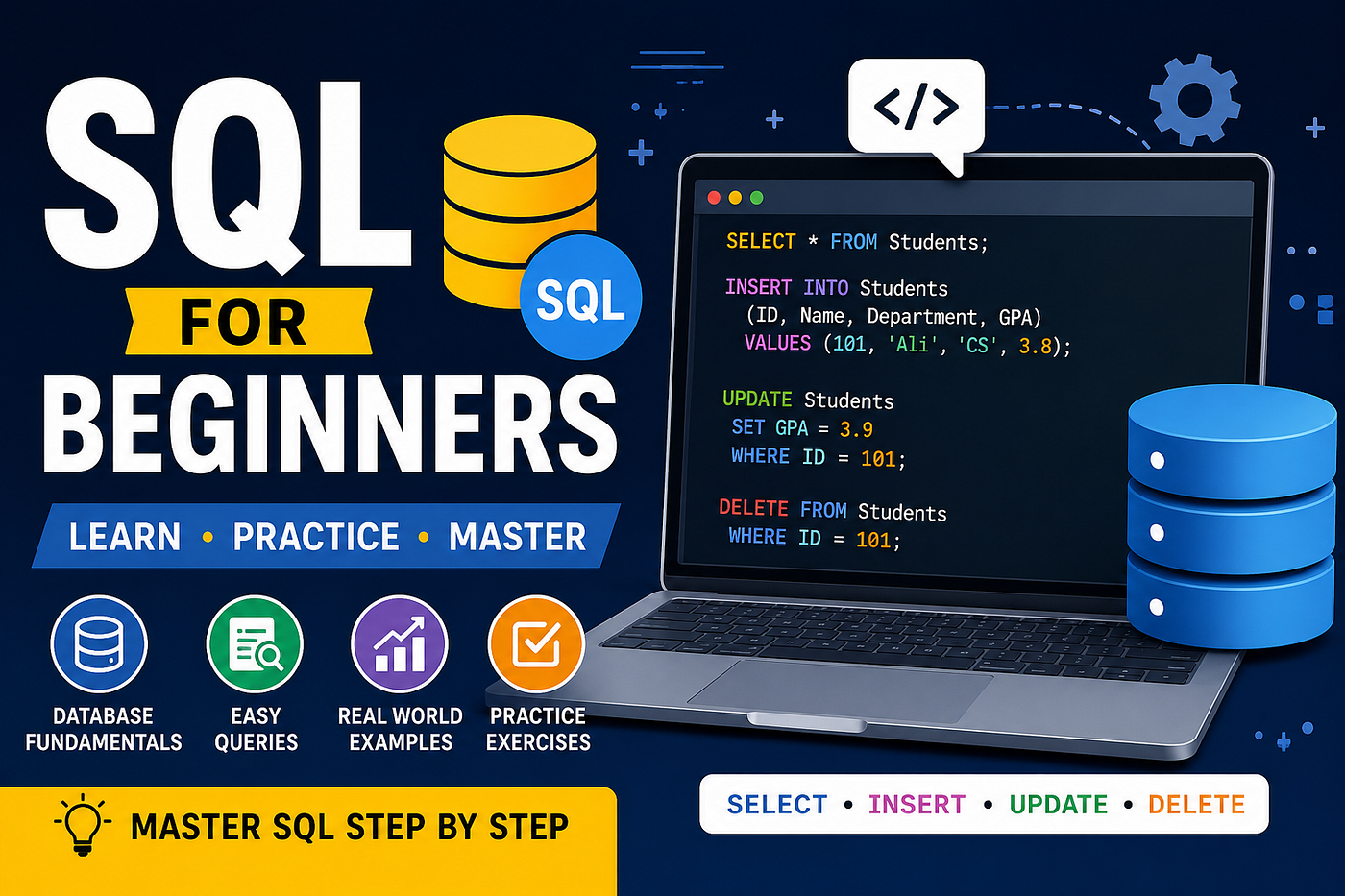 A Friendly, Step-by-Step SQL Guide for Absolute Beginners