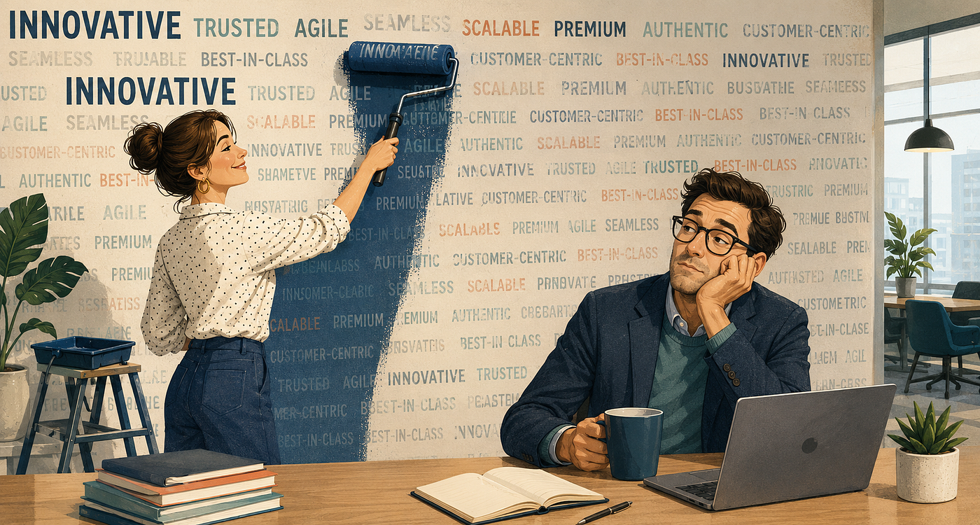 Marketing Keeps Using the Same Words. Audiences Have Stopped Hearing Them.