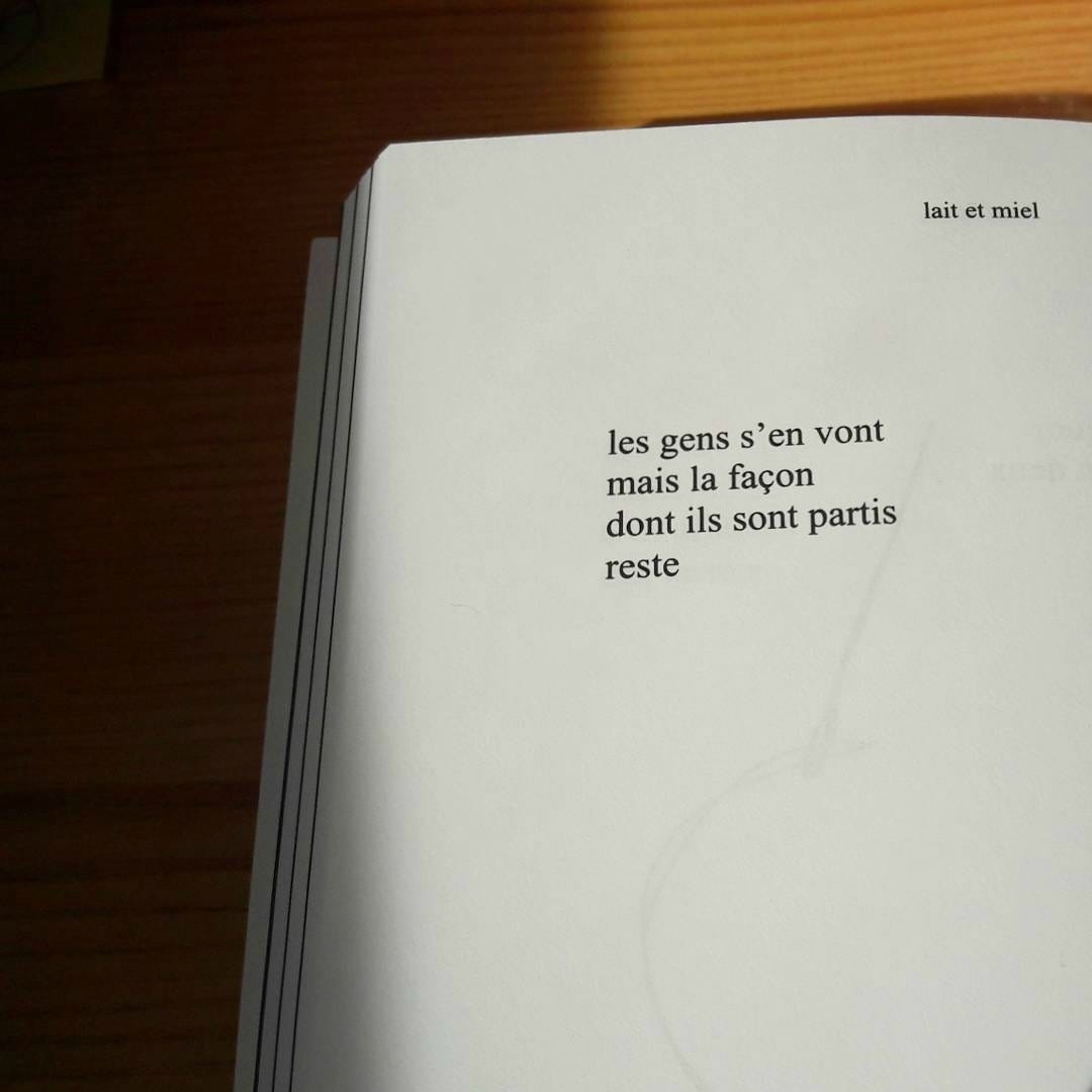 Rupi Kaur - lait et miel - Un dernier livre avant la fin du monde