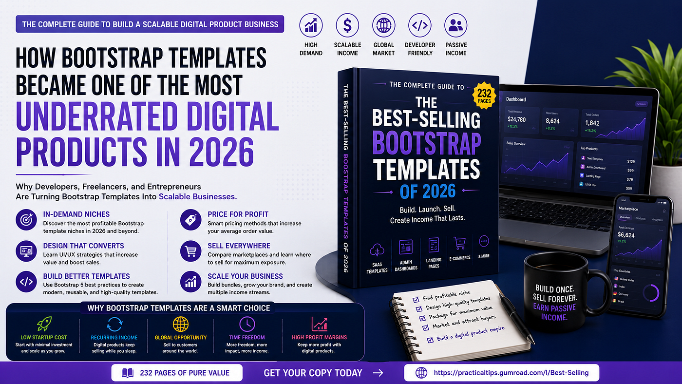 How Bootstrap Templates Became One of the Most Underrated Digital Products in 2026