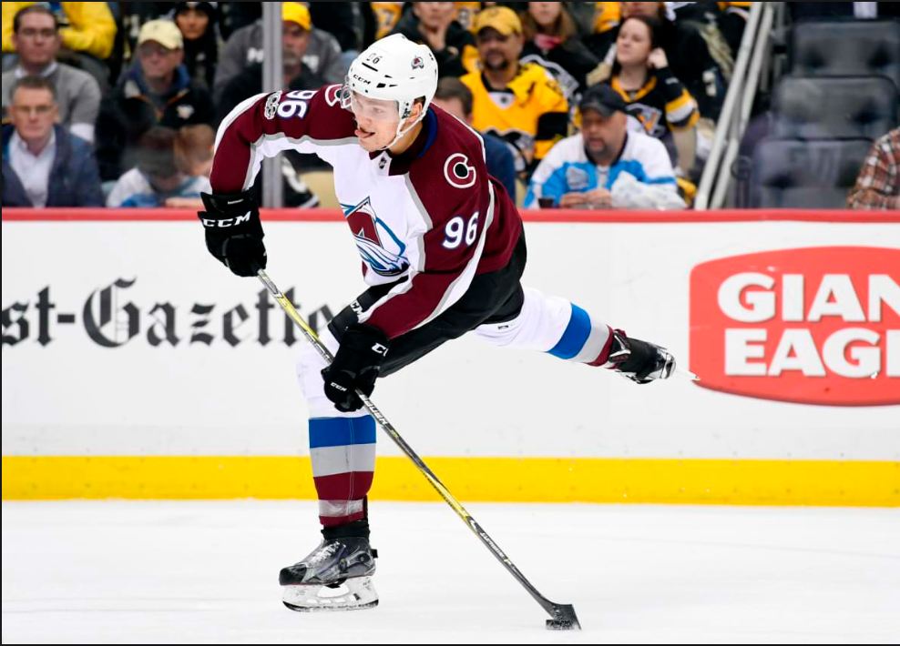 Avalanche would like to see Alex Kerfoot become more selfish with
