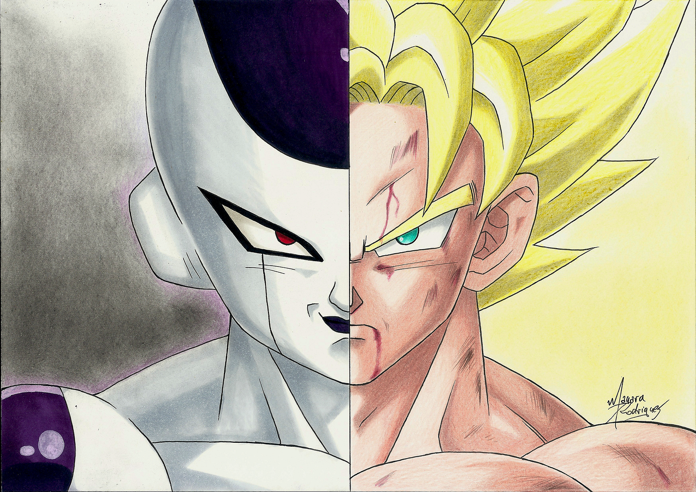 Linha arte Goku Desenho Dragon Ball Cartoon, goku, ângulo, branco, rosto  png