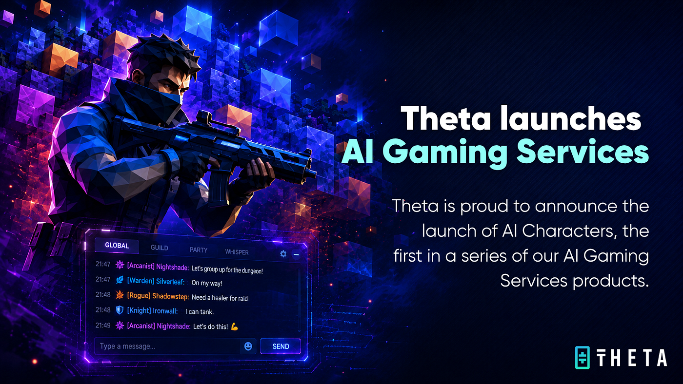 Theta Labs Launches AI Gaming Services and AI Characters