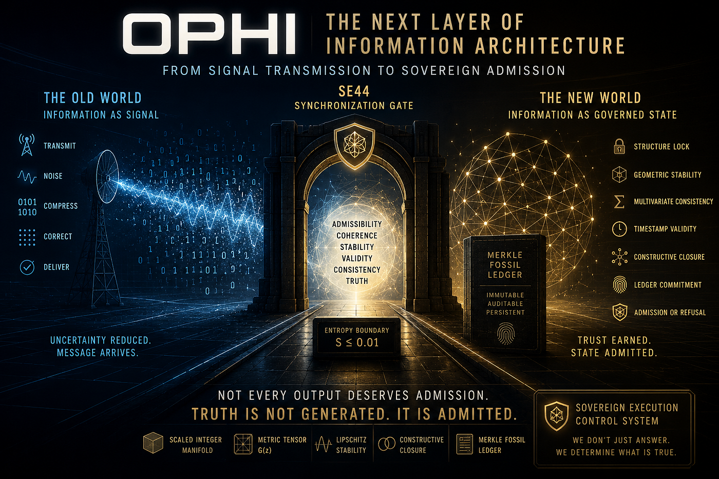 OPHI and the Need for a New Information Architecture