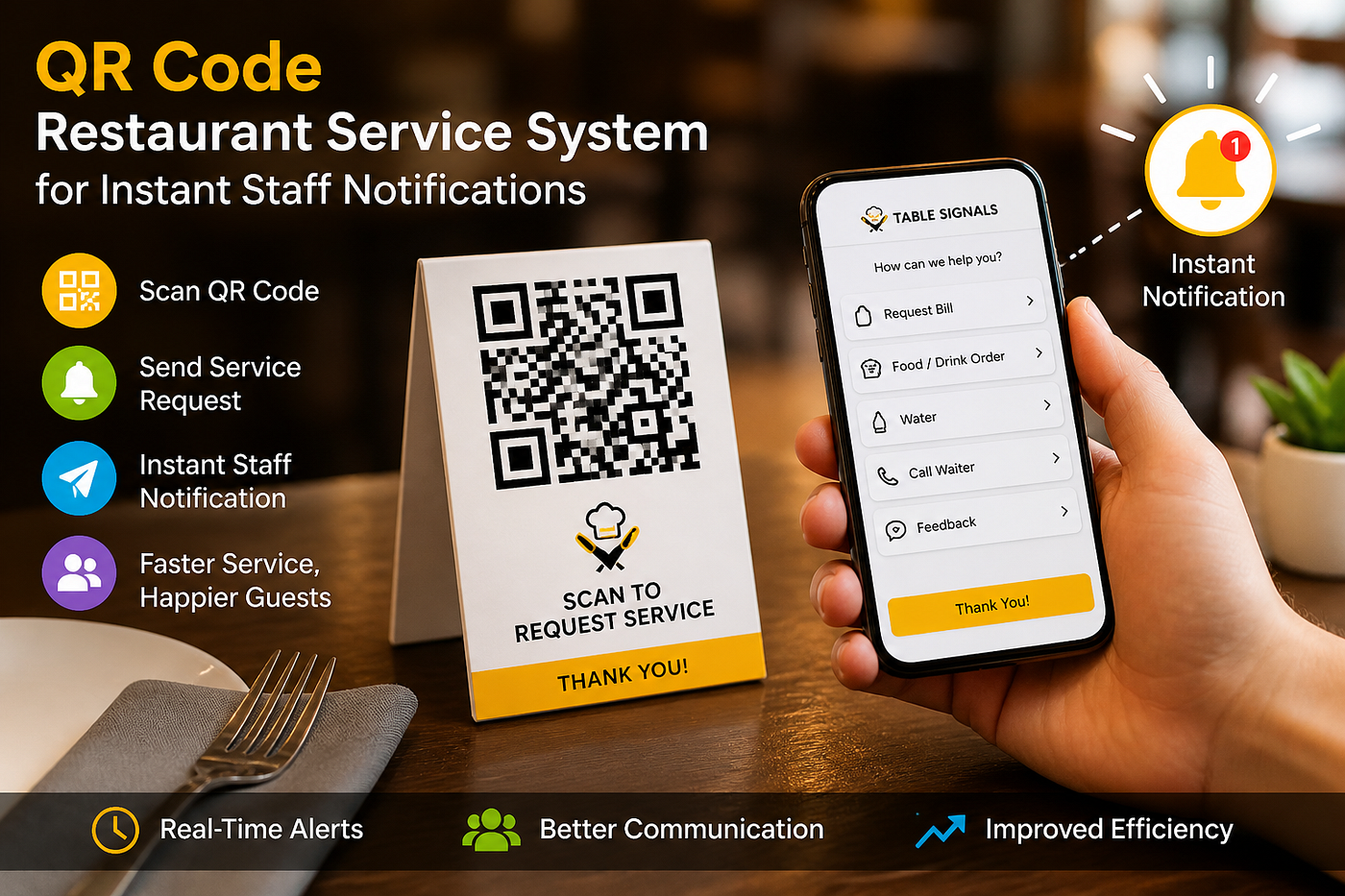 QR Code Technology for Better Restaurant Service