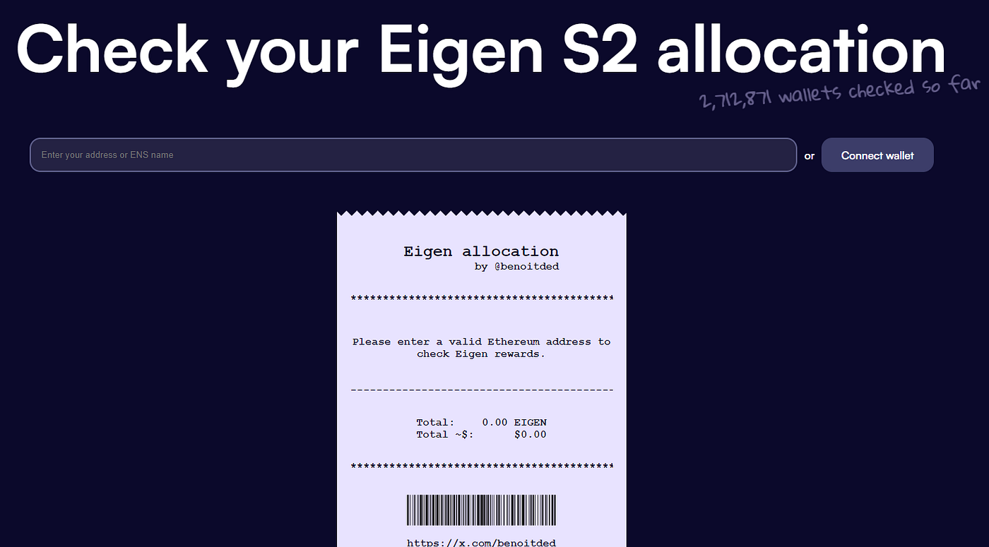 All Things $EIGEN. Hey folks, so the much anticipated… | by MWC | Coinmonks  | Medium