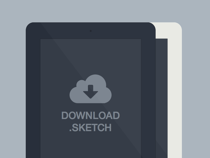129 Inch iPad Pro Mockup Sketch