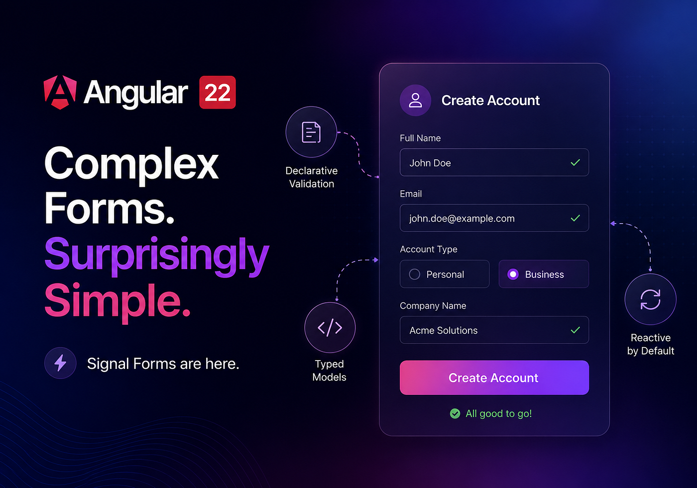 Angular 22 Just Made Complex Forms Surprisingly Simple