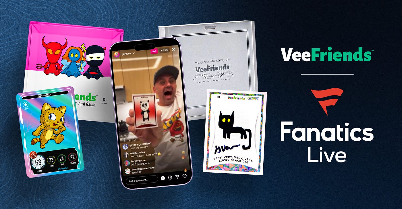 Introducing Your Ultimate Collector's Experience: VeeFriends™ x Fanatics  Live, by VeeFriends