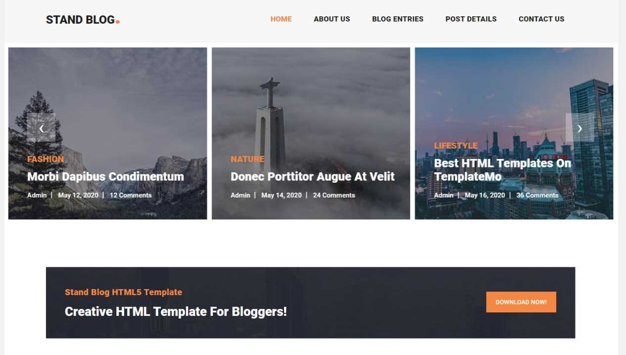70+ Best Moderns Free HTML CSS Website Templates | by Don Peno | Medium