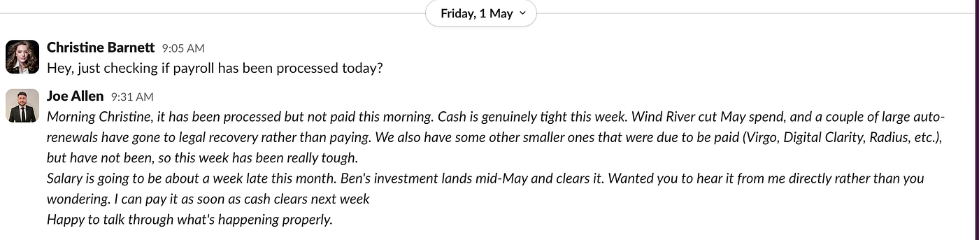 What Happens When an AI Startup Runs Out of Money?