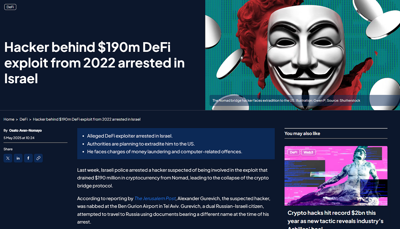 The Crypto War Zone — Weekly “Crypto Security Truths”: Issue 45 | by Cyber  Strategy Institute | Medium